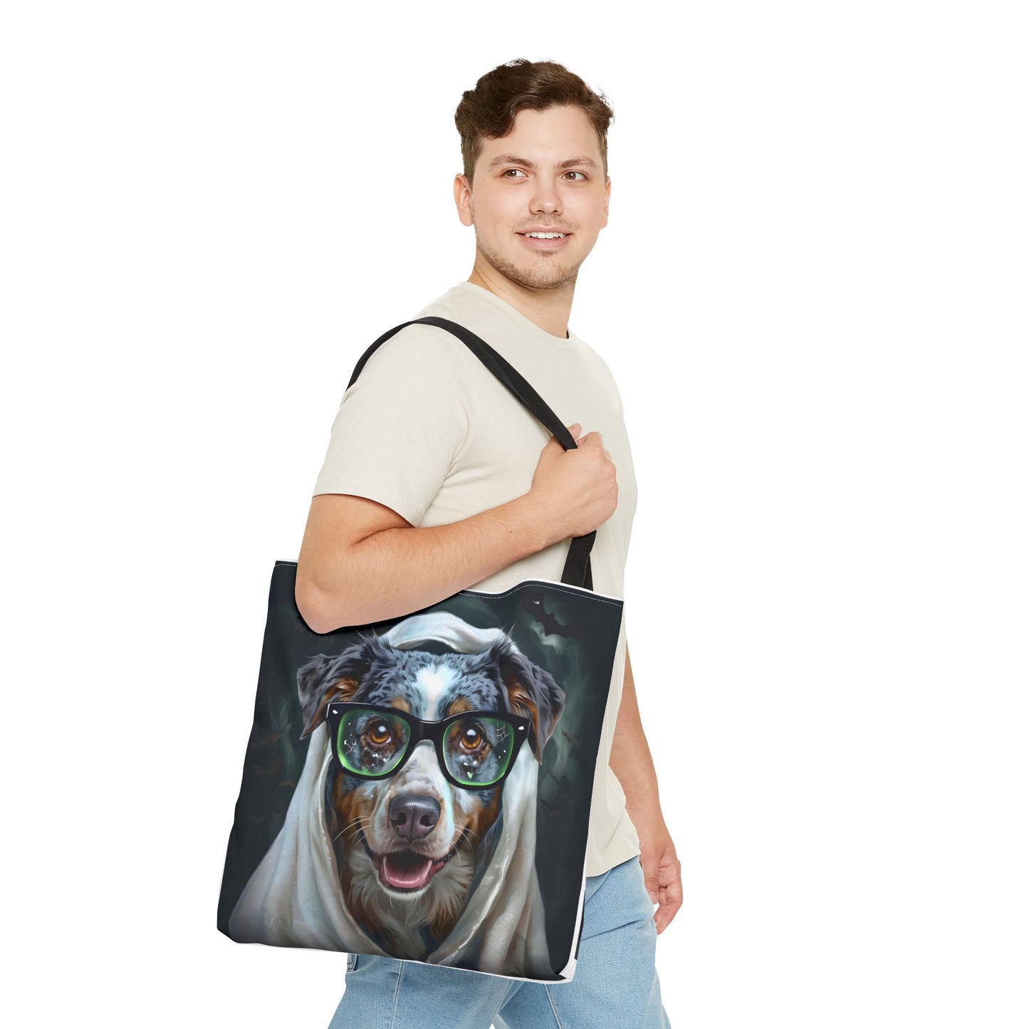 *Halloween Edition* Archie Aussie (Australian Shepherd) - Tote Bag