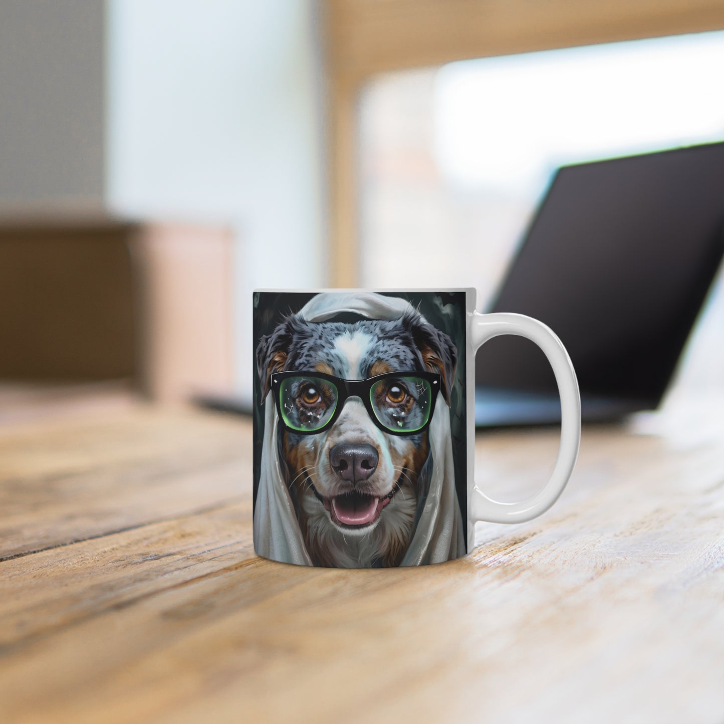 *Halloween-Edition* Archie Aussie (Australien Shepherd) - Tasse