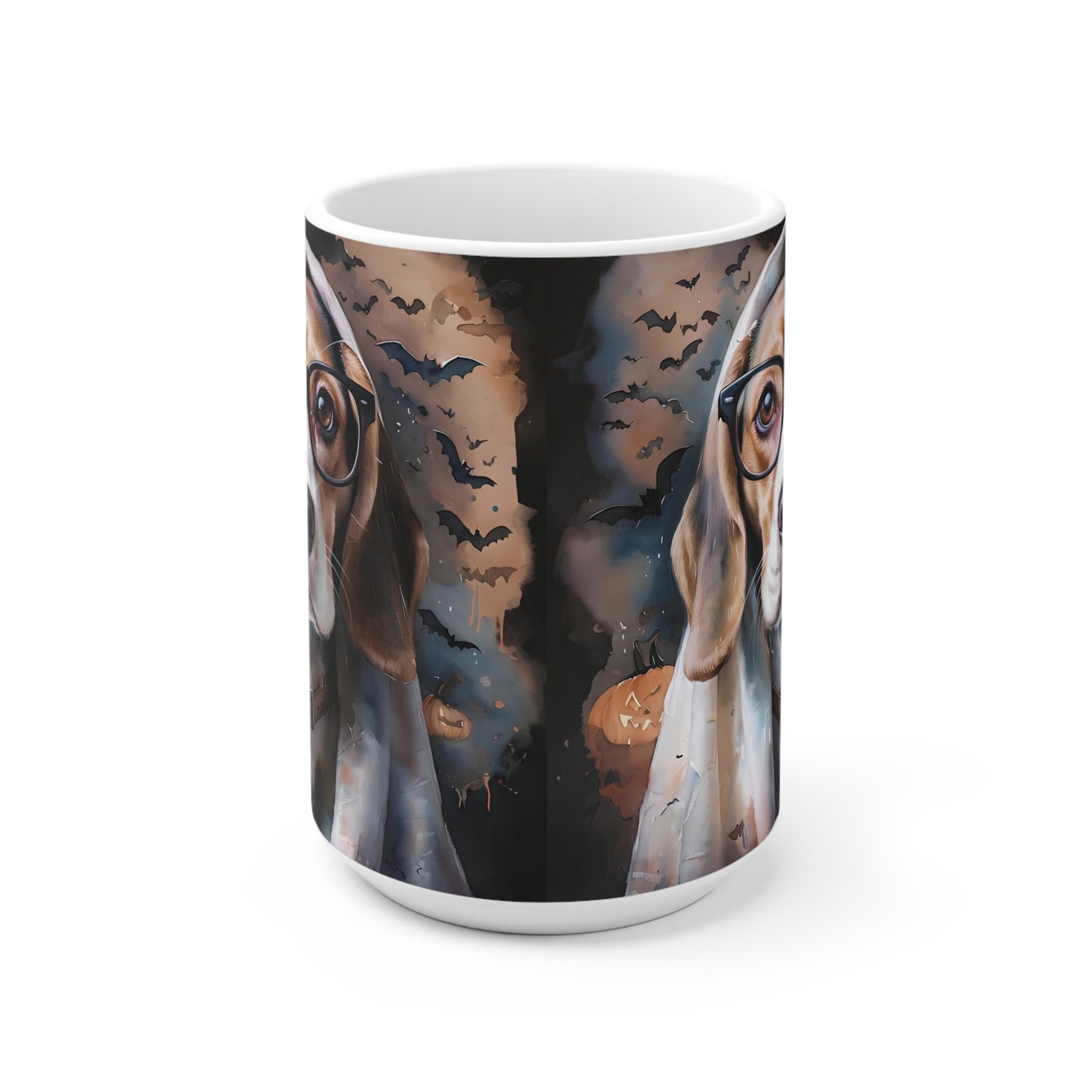 *Halloween Edition* Benni Brille (Beagle) - Tasse