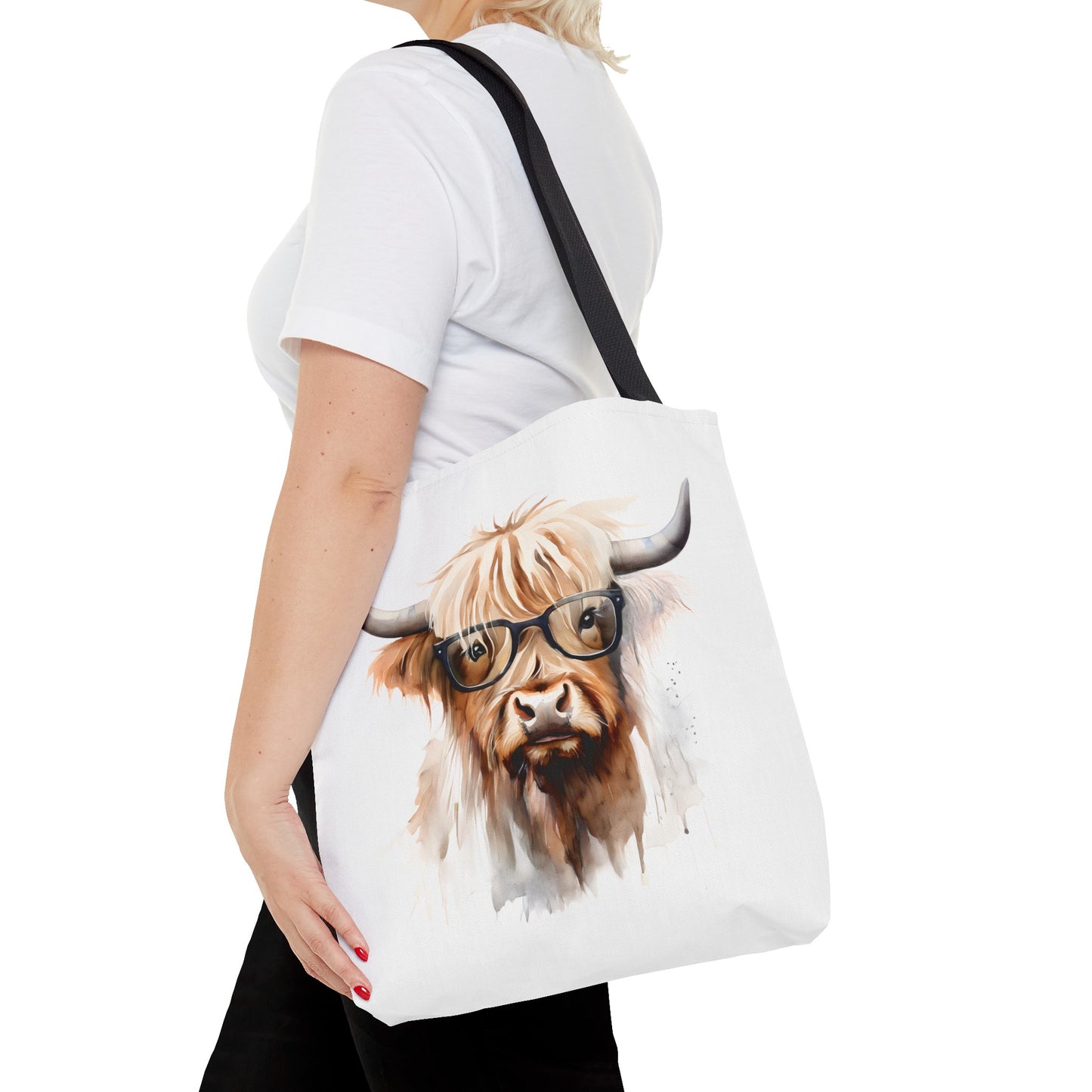 Hilde Highlandbrille (Hochlandrind/Highland Cow) - Tote Bag