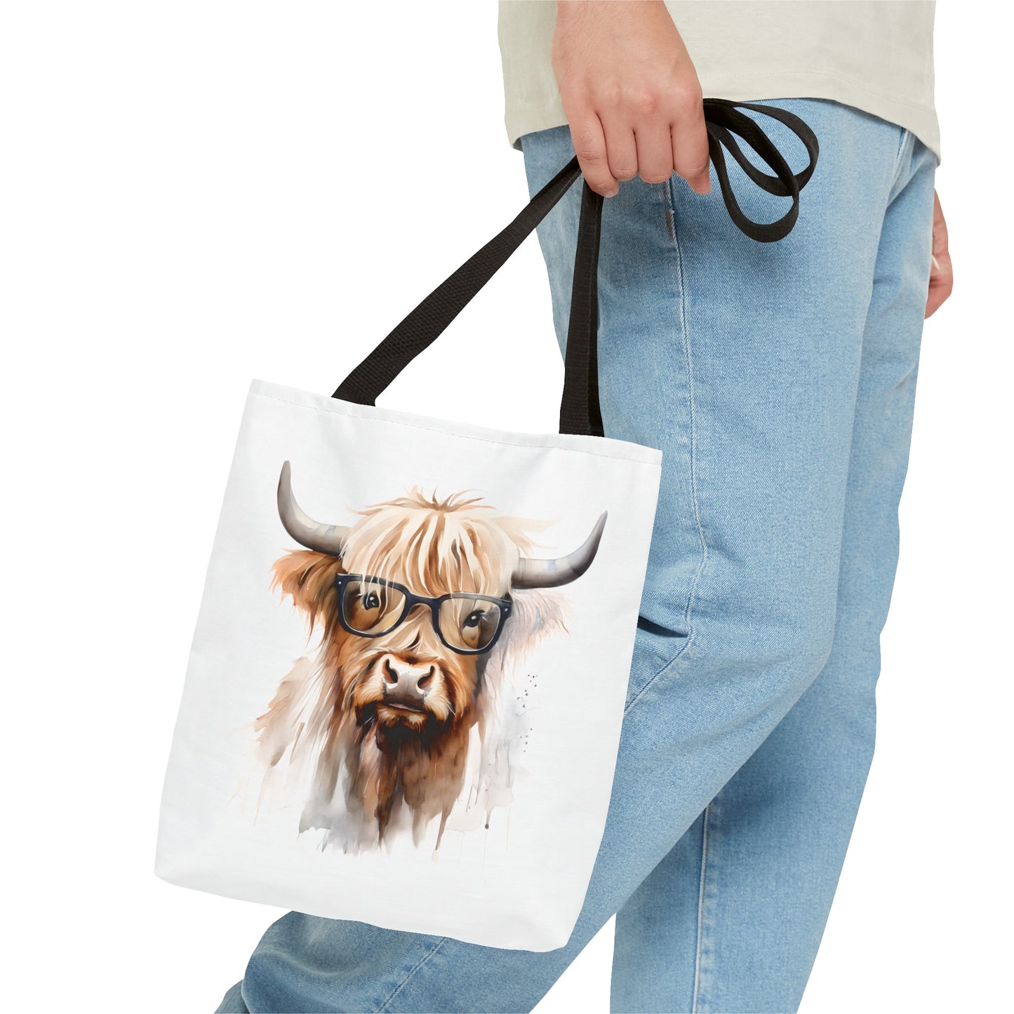 Hilde Highlandbrille (Hochlandrind/Highland Cow) - Tote Bag