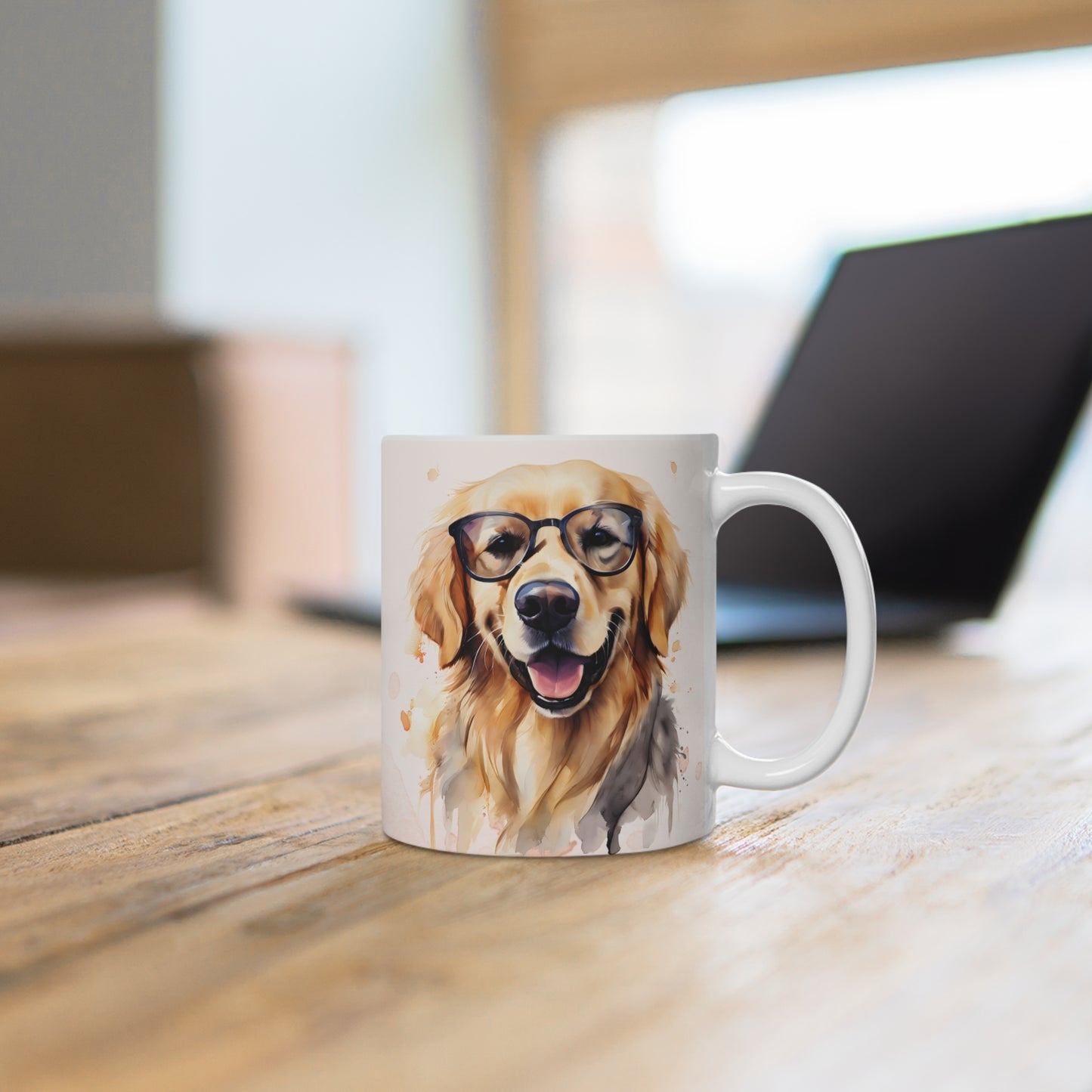 Buddy Brillenblick (Golden Retriever) - Tasse