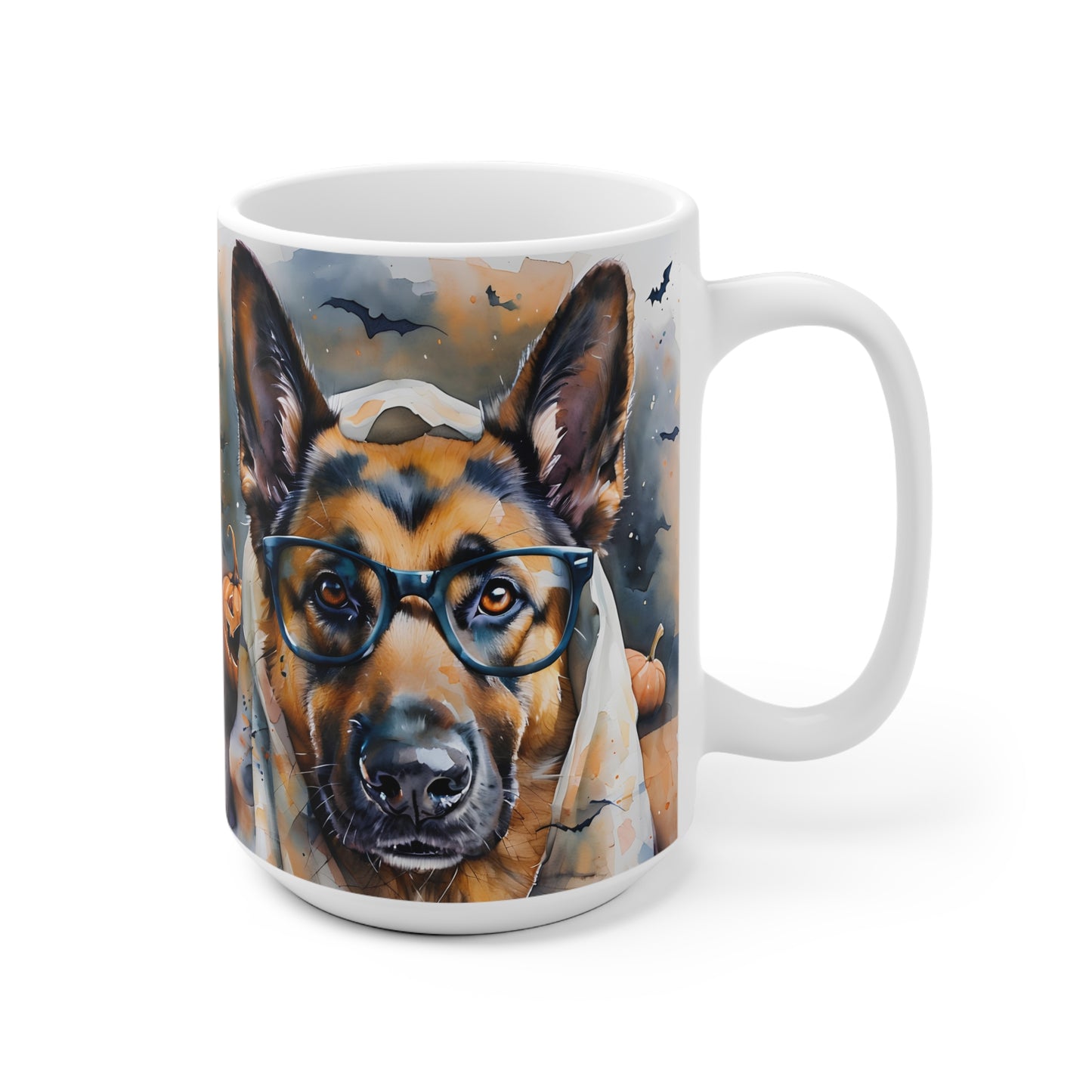 *Halloween Edition* Fritz Fokus (Deutscher Schäferhund) - Tasse