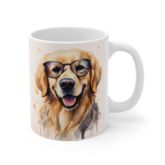 Buddy Brillenblick (Golden Retriever) - Tasse