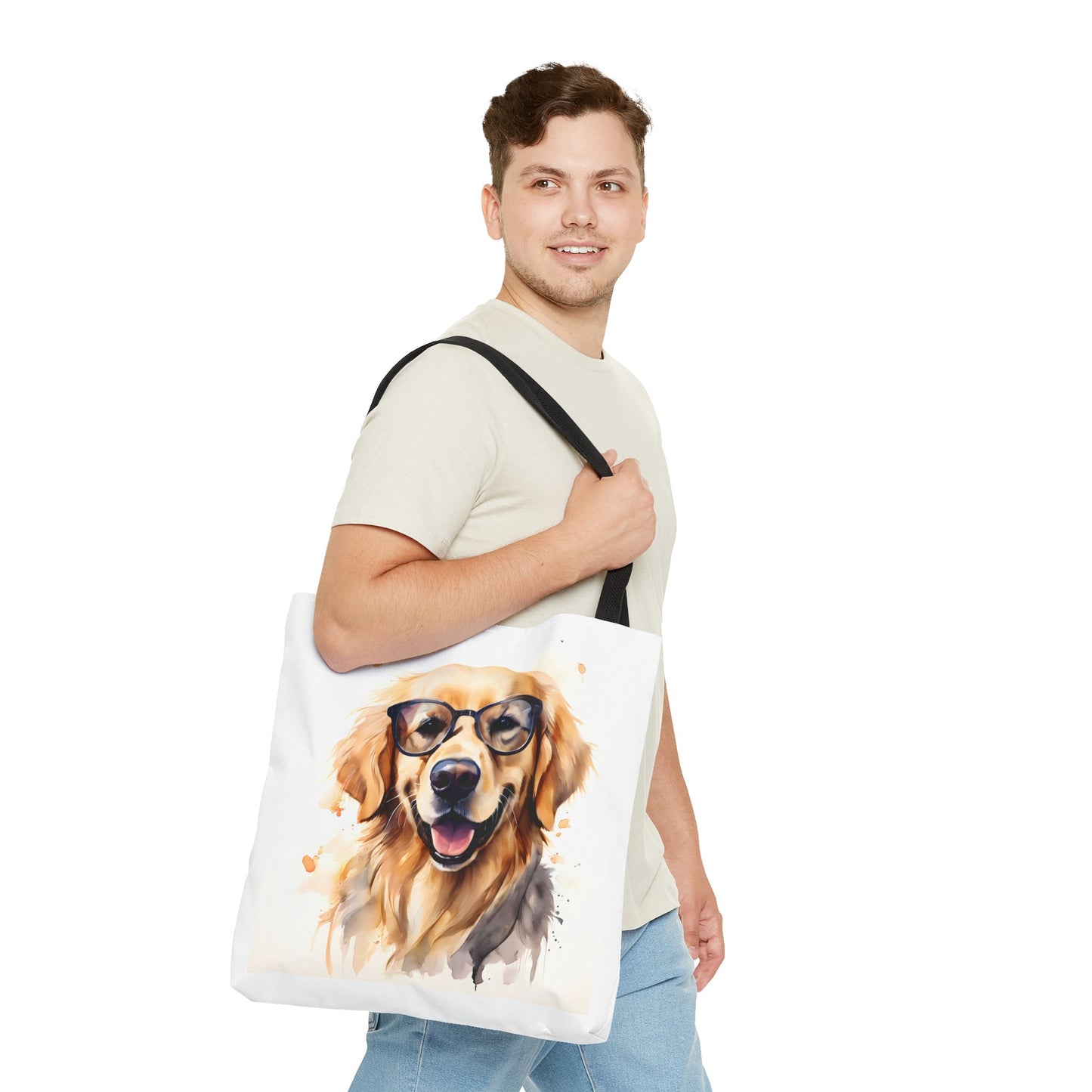 Buddy Brillenblick (Golden Retriever) - Tote Bag