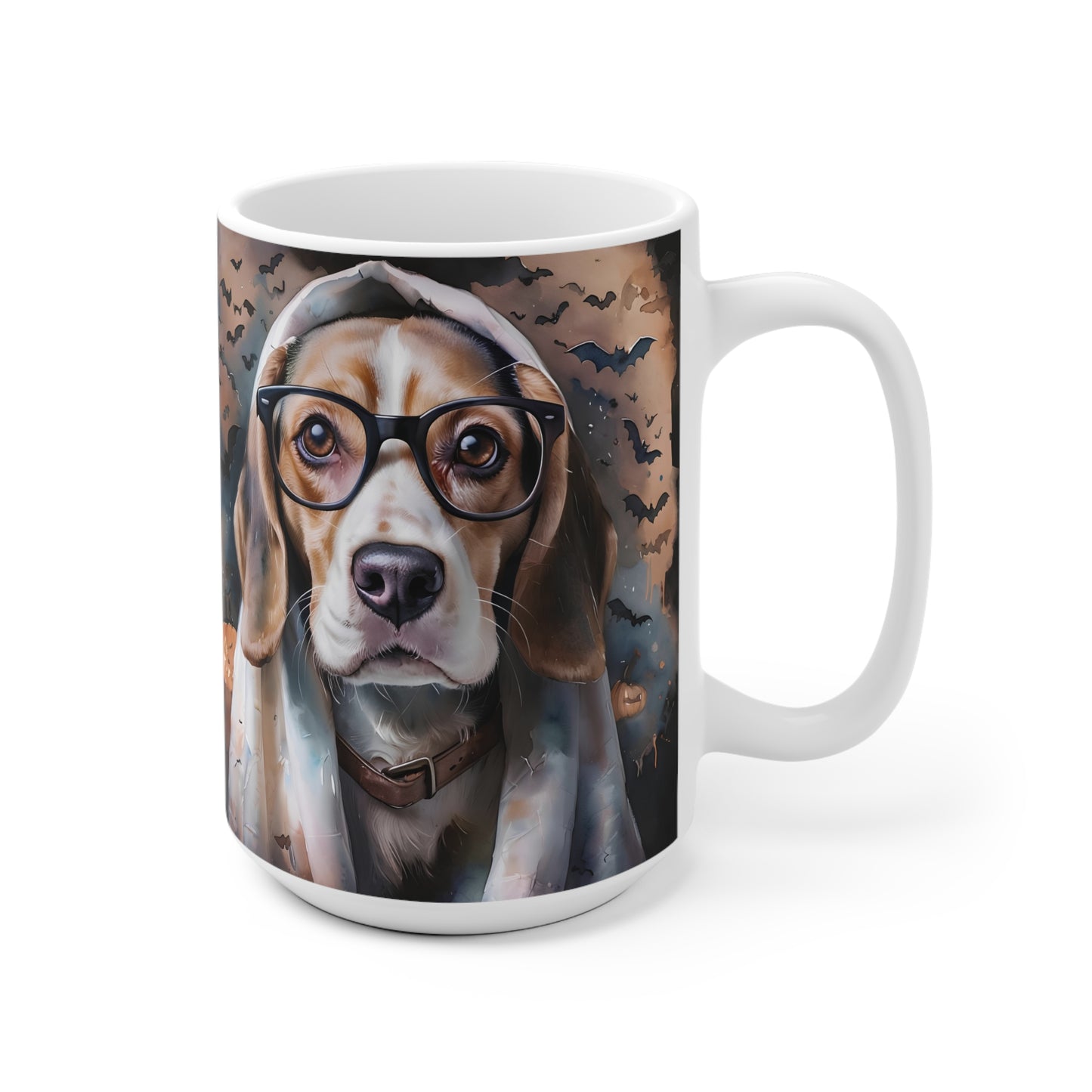 *Halloween Edition* Benni Brille (Beagle) - Tasse