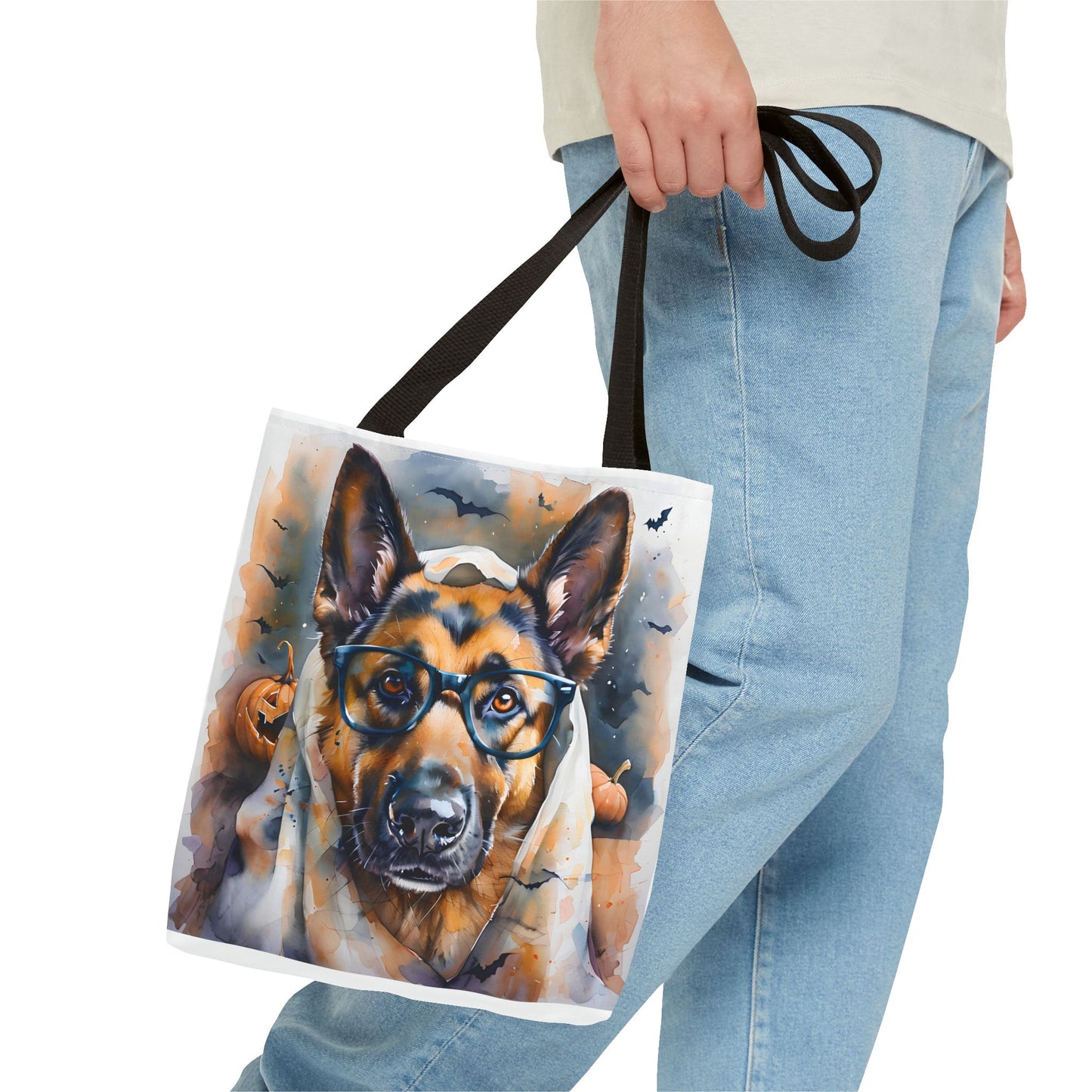 *Halloween-Edition* Fritz Fokus (Deutscher Schäferhund) - Tote Bag